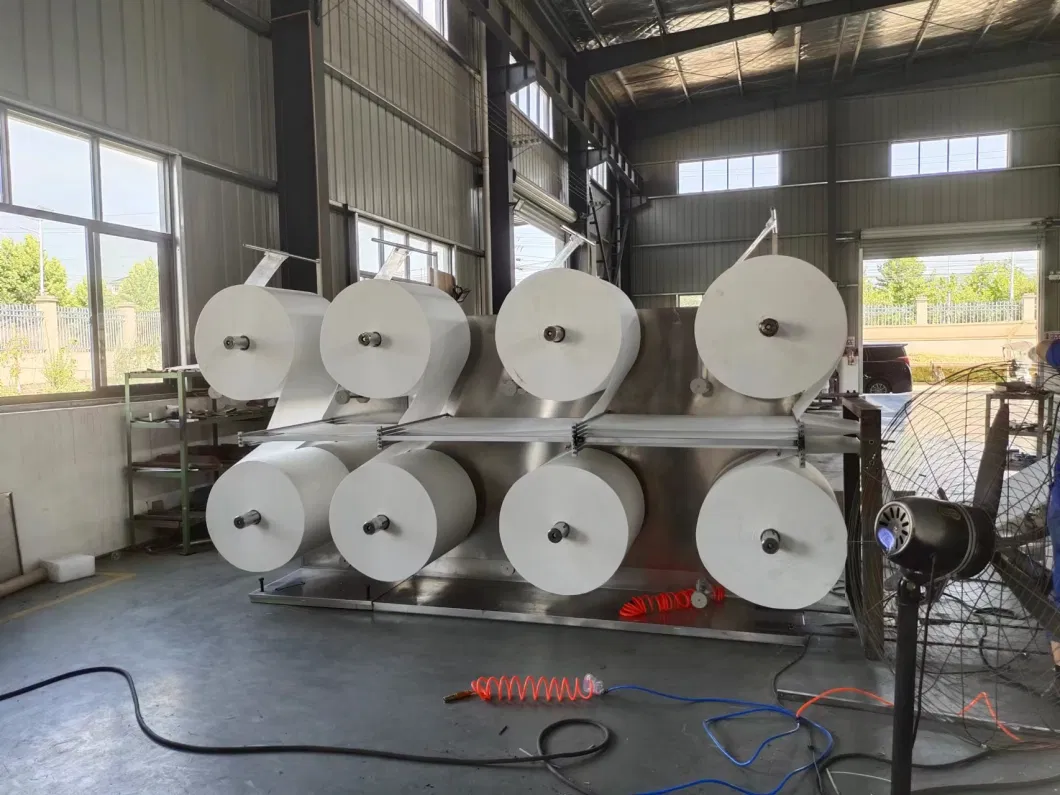 Automatic Non Woven Fabric Paper Roll to Sheet Cutting Machine Salon Hair Drying Towel Making Machine
