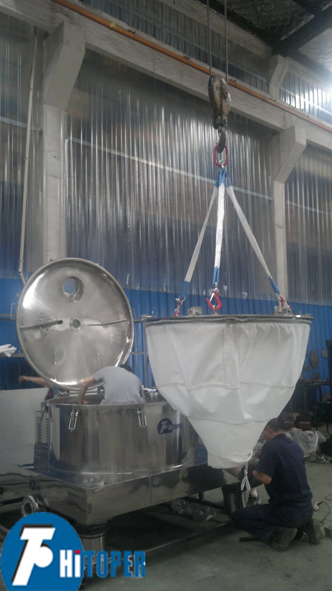 Basket Centrifuge, PSD Filter Bag Hoist Centrifuge Manufacturers Used for Starch Sugar Dehydration