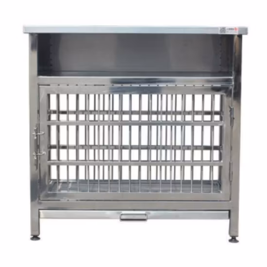 Stainless Steelpet Medical Veterinary Exam Tables for Pet Clinic with Pet Cage
