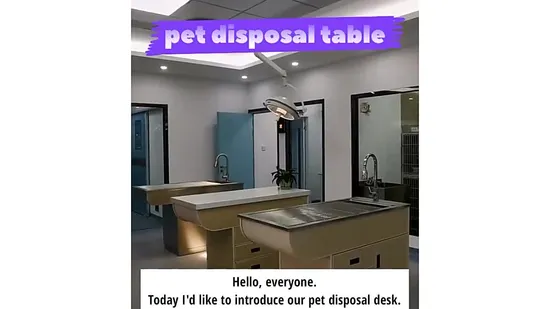 Stainless Steelpet Medical Veterinary Exam Tables for Pet Clinic with Pet Cage